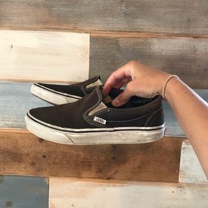 Black Slip On Vans!